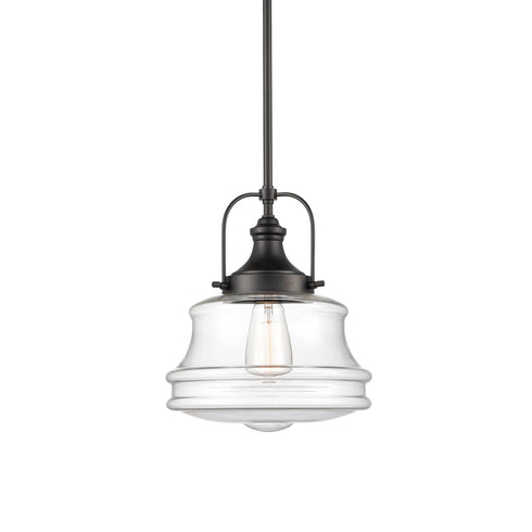 Industrial Pendant Light Black Schoolhouse Hanging Light
